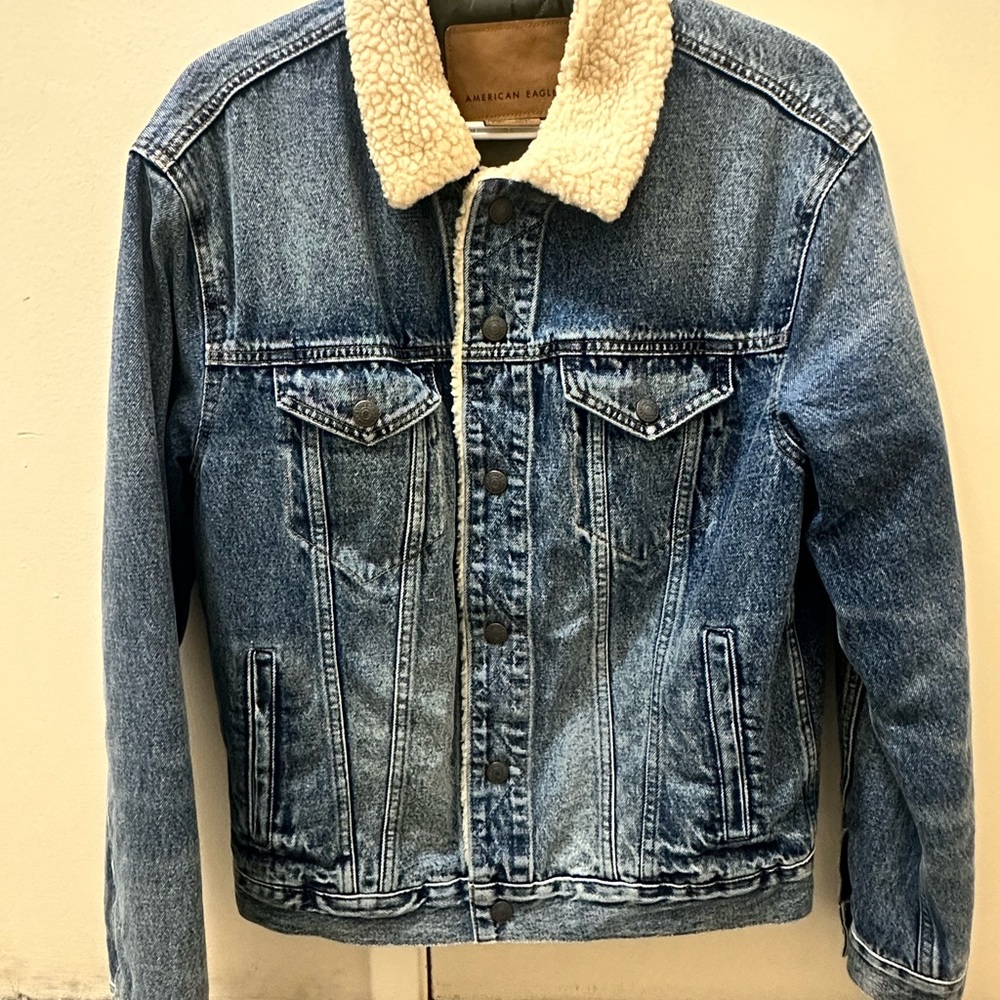 American Eagle Outfitters Sherpa-Lined Jacket
